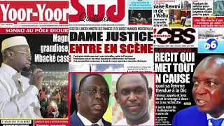 REVUE DE PRESSE LUNDI 11 NOVEMBRE 2024 SEN AVENIR TV [upl. by Arised]