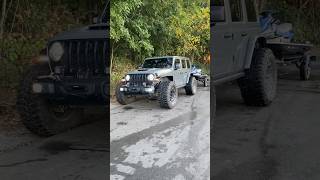 Jeep JL Rubicon 392 Towing Yamaha EX Waverunner [upl. by Segal]