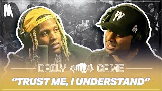 DAILY GAME Wallo Kept It All The Way Real With Lil Durk [upl. by Nahk637]