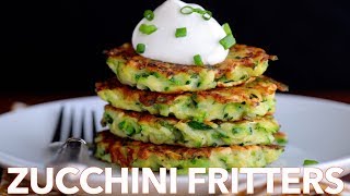 How To Make Easy Zucchini Fritters  Must Try Recipe [upl. by Aiden]