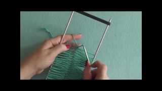 How To Hairpin Lace  Basic Strip Part 1 [upl. by Norraj]