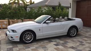 2014 Ford Mustang Premium V6 Convertible Review and Test Drive by Bill  Auto Europa Naples [upl. by Nolrah715]