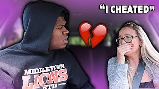 I CHEATED ON YOU PRANK ON GIRLFRIEND SHE CRIED [upl. by Euhsoj]