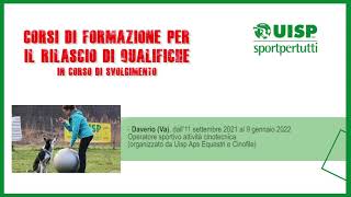 Corsi formazione Uisp  22ottobre [upl. by Ydde]