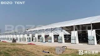 50x160 Meter Aluminum Structural Event Tent For Exhibition [upl. by Eusoj317]