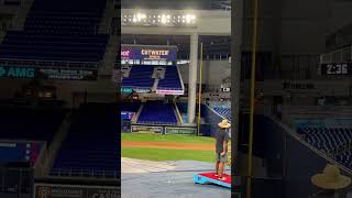 Miami Marlins Long Toss longtoss mlb baseball throwing pitching miami marlins [upl. by Aiyot70]