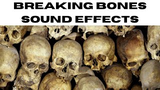 Breaking Bones Sound Effects  floraphoniccom [upl. by Jemine535]