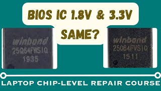 Laptop Repair  18V AND 33V BIOS IC Programming  Are they both same   in English [upl. by Geaghan]