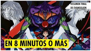 ⛔️EVANGELION RESUMEN DE LA SAGA COMPLETA ANIME DE LOS 90THE ENDREBUILDS EN 8 MINUTOS O MAS [upl. by Leahcimsemaj263]