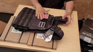 511 TacTec Plate Carrier Vest  GEO7 Night amp Rogue lasercut steel vest plates [upl. by Anera]