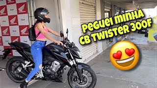 COMPREI UMA CB TWISTER 300f 2023😍 motovlog honda cb300f [upl. by Audry9]