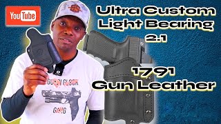 1791 Gun Leather Holster Custom Light Bearing quotMolding Disasterquot [upl. by Yolande]