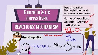 14BenzeneFriedelCrafts AlkylationElectrophilic Aromatic Substitution With rearrangement [upl. by Olney]