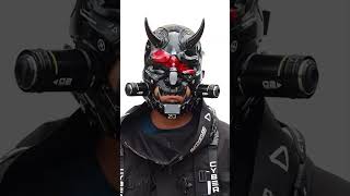 Cyber Oni mask Special custom [upl. by Ahsemit]