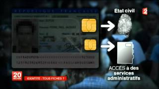 Cartes didentité biometriques  Fichage universel [upl. by Edik]