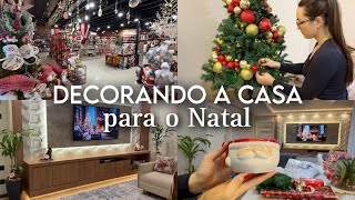 DECORAÇÃO DA CASA PARA O NATAL comprinhas de enfeites novos🎄🏠 [upl. by Karlens419]