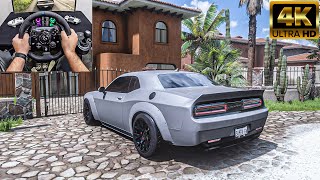 932HP Dodge Challenger SRT Hellcat WideBody  Forza Horizon 5  Logitech G923 Steering Wheel [upl. by Milford]