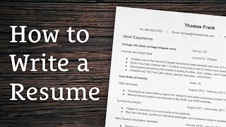 8 Tips for Writing a Winning Resume [upl. by Inger]