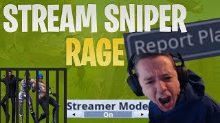 Fortnite Compilation  Dellor Rage  Stream Sniper Rage [upl. by Oninrutas750]