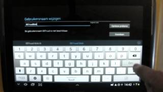 aanmaken van een google account op een Android tablet [upl. by Annayhs]