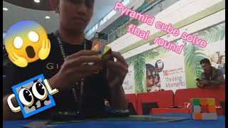 Pyramid cube solve final round speedcubingmaster jocelyn almacin [upl. by Alphonse]