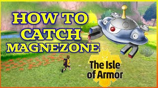 How to Find Magnezone in Pokemon SwordShield Isle of Armor [upl. by Asilegna]