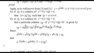 A Particular Solutions Formula For Inhomogeneous Second Order Linear Ordinary Differential Equations [upl. by Eivi]