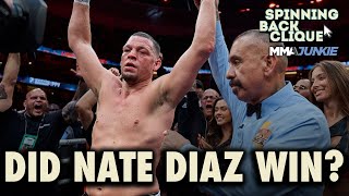 Was Nate Diaz vs Jorge Masvidal Boxing Decision Correct  Spinning Back Clique [upl. by Fogarty358]