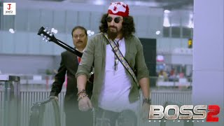 Boss 2  Movie Scene  Jeet Shubhashree Nusraat Faria  Baba Yadav [upl. by Ellecram695]