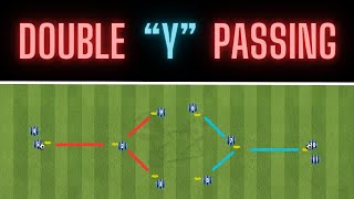 Double quotYquot Passing Drill  3 Variations  FootballSoccer [upl. by Okomot]