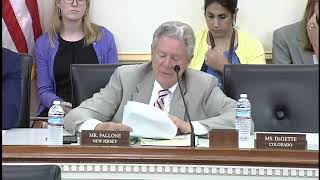 Pallone Remarks at Oversight and Investigations Subcommittee Hearing [upl. by Nanny]