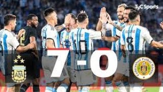 ARGENTINA 70 CURAZAO AMISTOSO 28032023 COMPLETO ULTRA HD [upl. by Eynahpets]