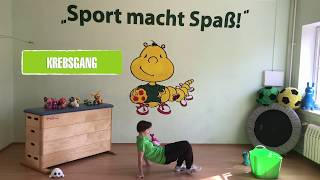 Kindersport zuhause  Fit mit Sportikus Teil 2 Sport mit Kuscheltieren [upl. by Yldarb]