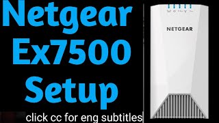 NETGEAR EX7500 AC2200 X4S SETUP  EX7500 BROWSER amp WPS SETUP  DEVICESSETUP [upl. by Lledraw556]