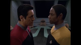 Commander Chakotay Ask Lt Commander Tuvok for Advice [upl. by Rehsa]