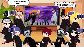 AKATSUKI react NARUTO E SASUKE VS JIGEN💥😈 ESSA BATALHA FOI ÉPICA [upl. by Idnek]