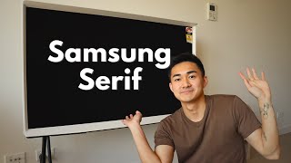 Best Looking TV for Your Home  Samsung Serif 2024  Unboxing Video [upl. by Hege]