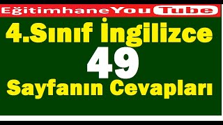 4sınıf ingilizce ders kitabı sayfa 49 cevapları [upl. by Adnohsed202]