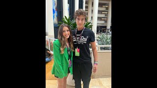 Symonne Harrison amp Sawyer Sharbino take a few Champion shoes at Playlist Live [upl. by Oigufer]