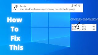 How to Change the Language of Windows If Only One Language is Supported [upl. by Dnalwor24]