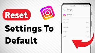 How To Reset Settings To Default in Instagram Updated [upl. by Sikras]