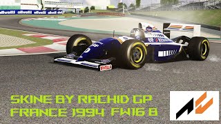 AC hot lap magny cours 1994 Damon Hill FW16 skine by rs [upl. by Reltuc982]