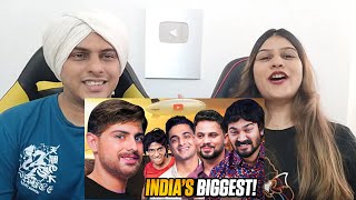 MR BEAST PARODY 🤑 Ft INDIAN CREATORS  CARRYMINATI Reaction [upl. by Enelrad]