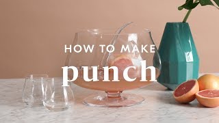 How To Make Punch Grapefruit Honey Margarita [upl. by Aymahs22]