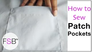 Sewing Patch Pockets [upl. by Lenehc433]