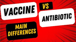 Difference between Vaccine and Antibiotic  What is a Vaccine  What is Antibiotic [upl. by Farro]