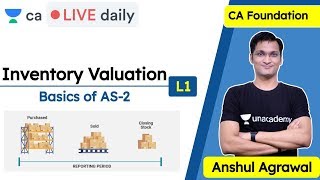 Inventory Valuation L1  Basics of AS2  Unacademy CA Foundation  Anshul Agrawal [upl. by Nadia]