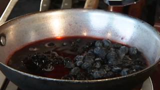 Cooking with Chef Lalanne Goose Breast with Blueberry Gastrique [upl. by Piers]