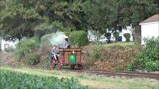 Steam Speeder on the Walkersville Southern [upl. by Akehsat]