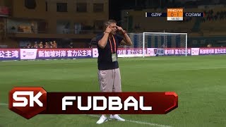 Komičan Autogol Piksijeve Ekipe i Smeh Komentatora  Guangzhou vs Chongqing  SPORT KLUB FUDBAL [upl. by Anaoj]